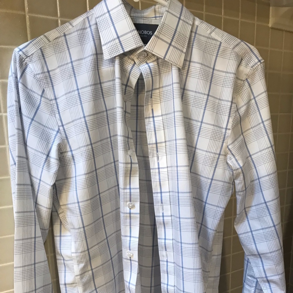 Bonobos Daily Grind Wrinkle Free Dress Shirt Tailored Slim Fit